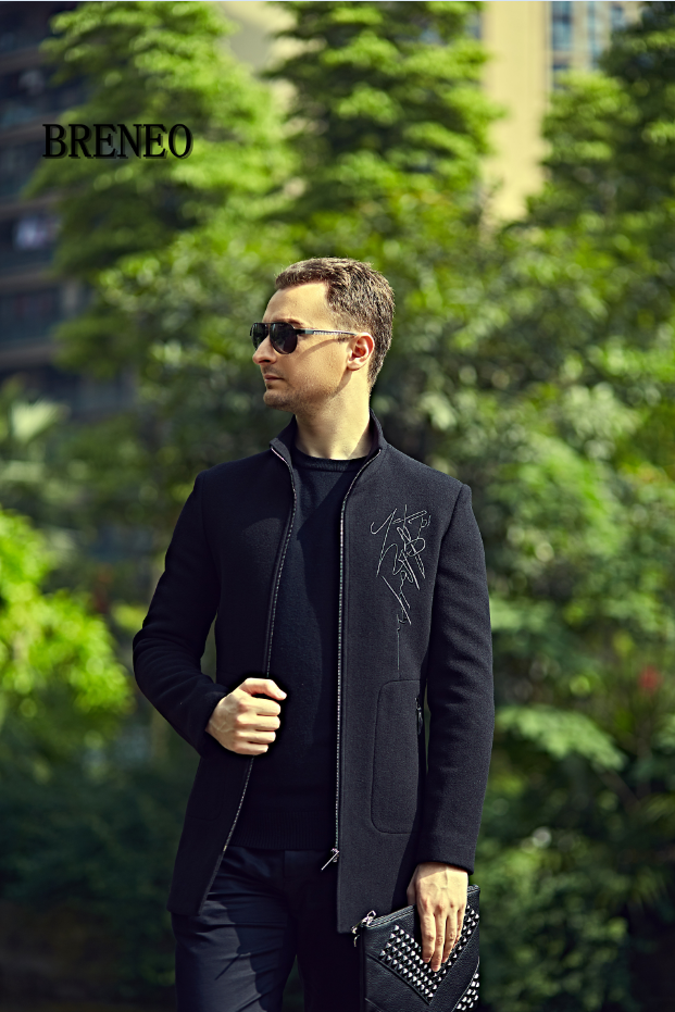 2017年冬季立领羊毛刺绣款 - breneo,布雷洛,布雷洛男装